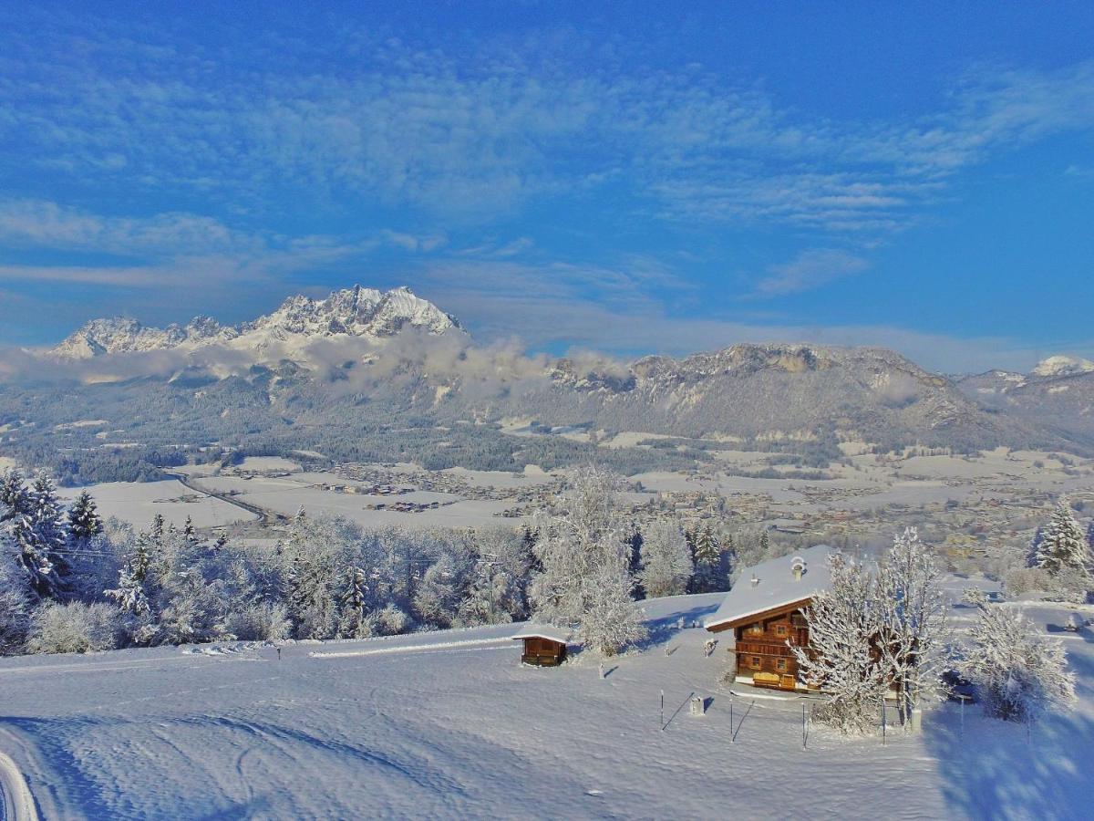 Flat Directly On The Ski Slope With Valley View Санкт Йохан ин Тирол Екстериор снимка